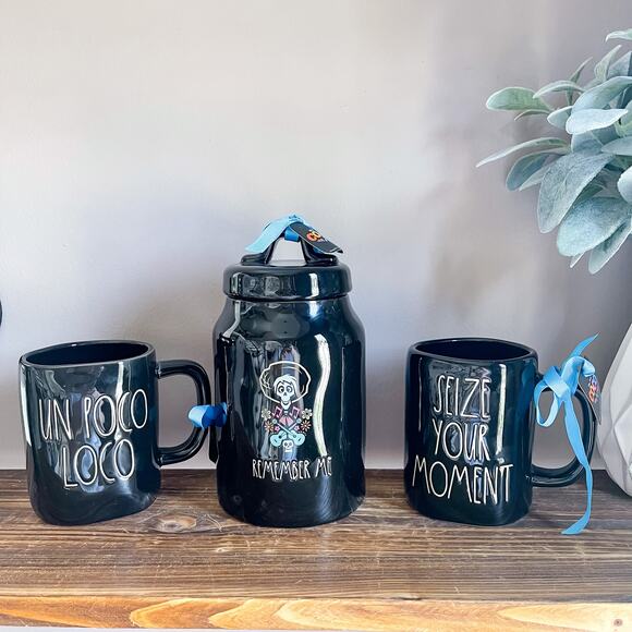 NWT Coco Rae Dunn Canister and Mugs - Picture 1 of 4